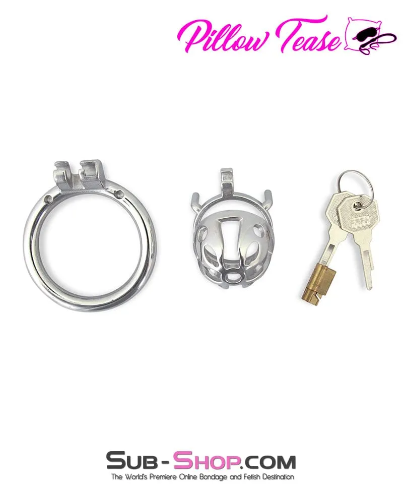 0717M      Mini Basket Steel Cock Cage Chastity Device