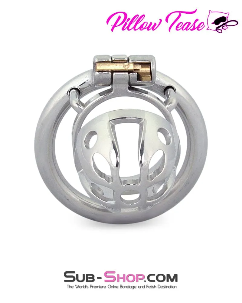 0717M      Mini Basket Steel Cock Cage Chastity Device