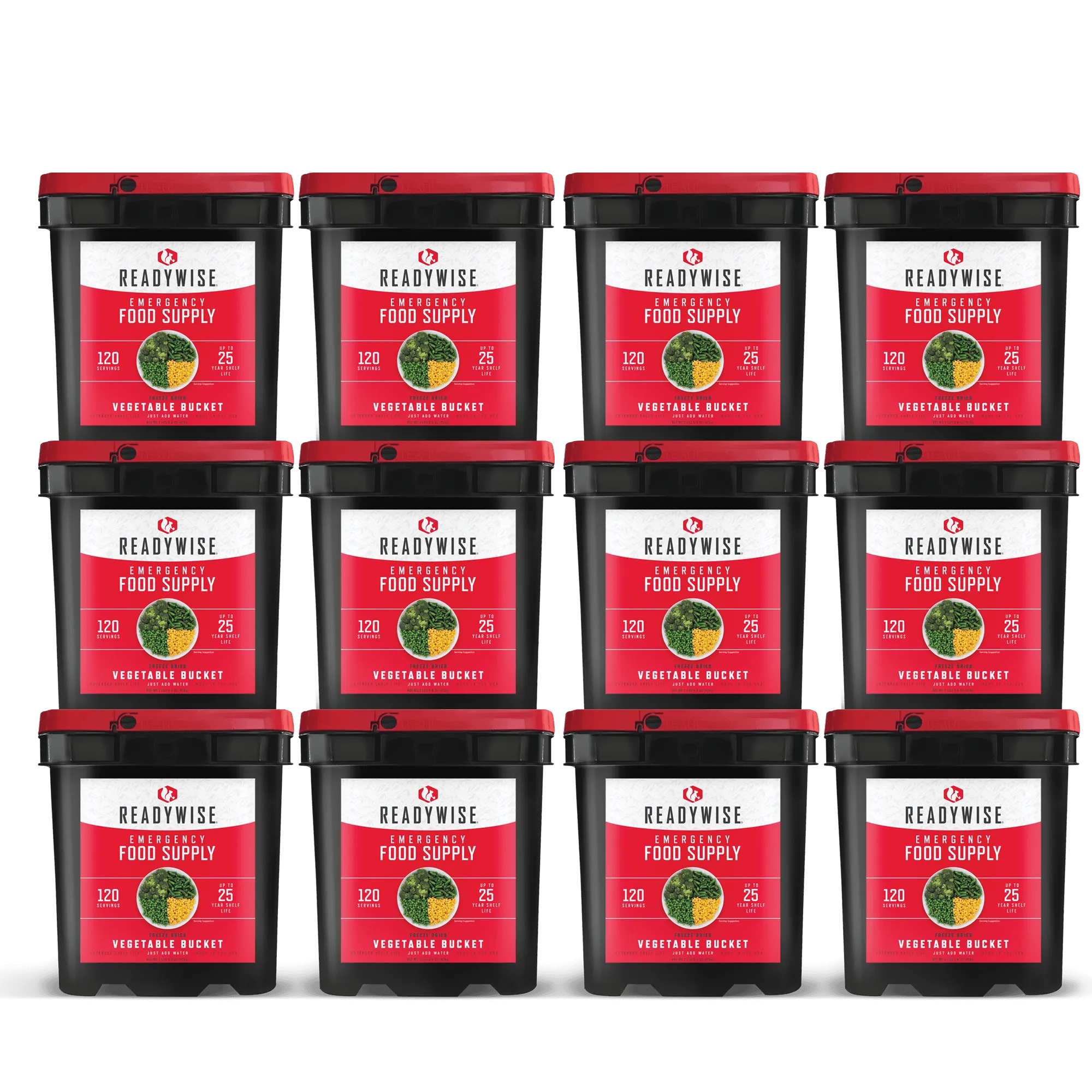 1440 Serving Freeze Dried Vegetable Bundle