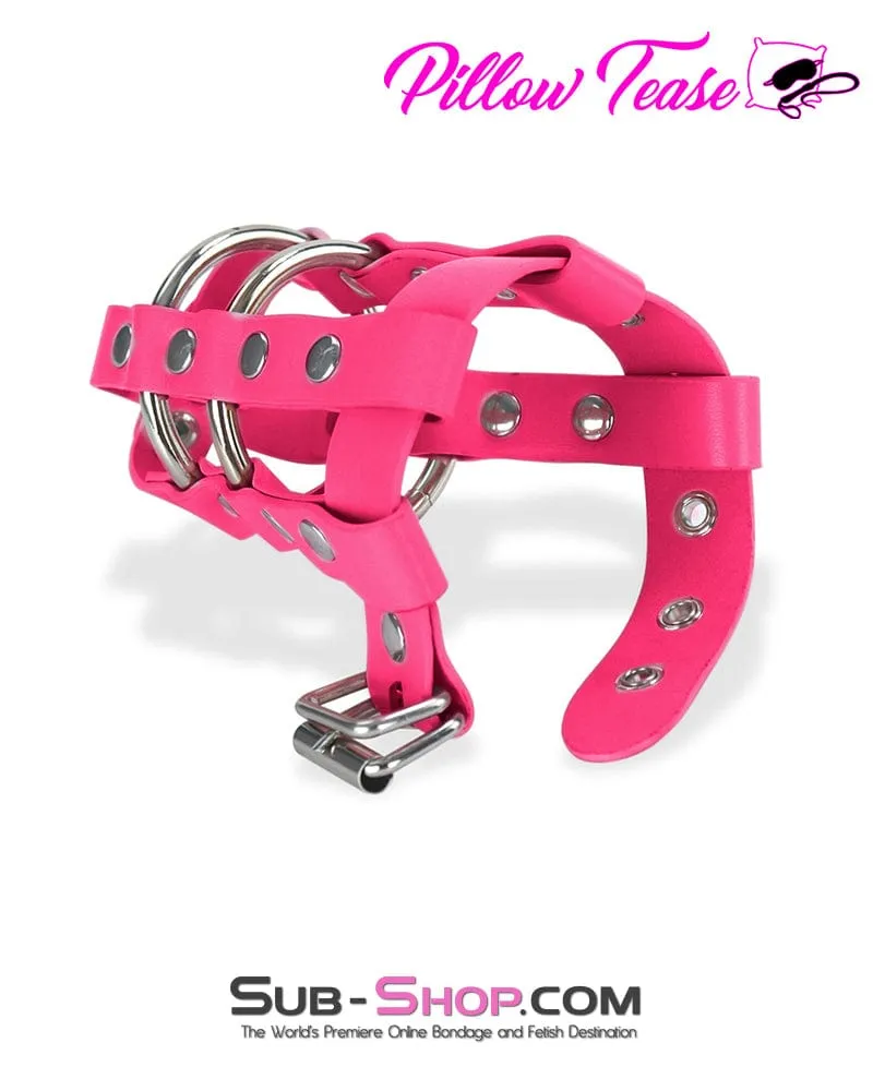 1462MQ      Cock Tease Sex Bomb Pink Cock & Balls Cage with Lead Ring Tip - MEGA Deal