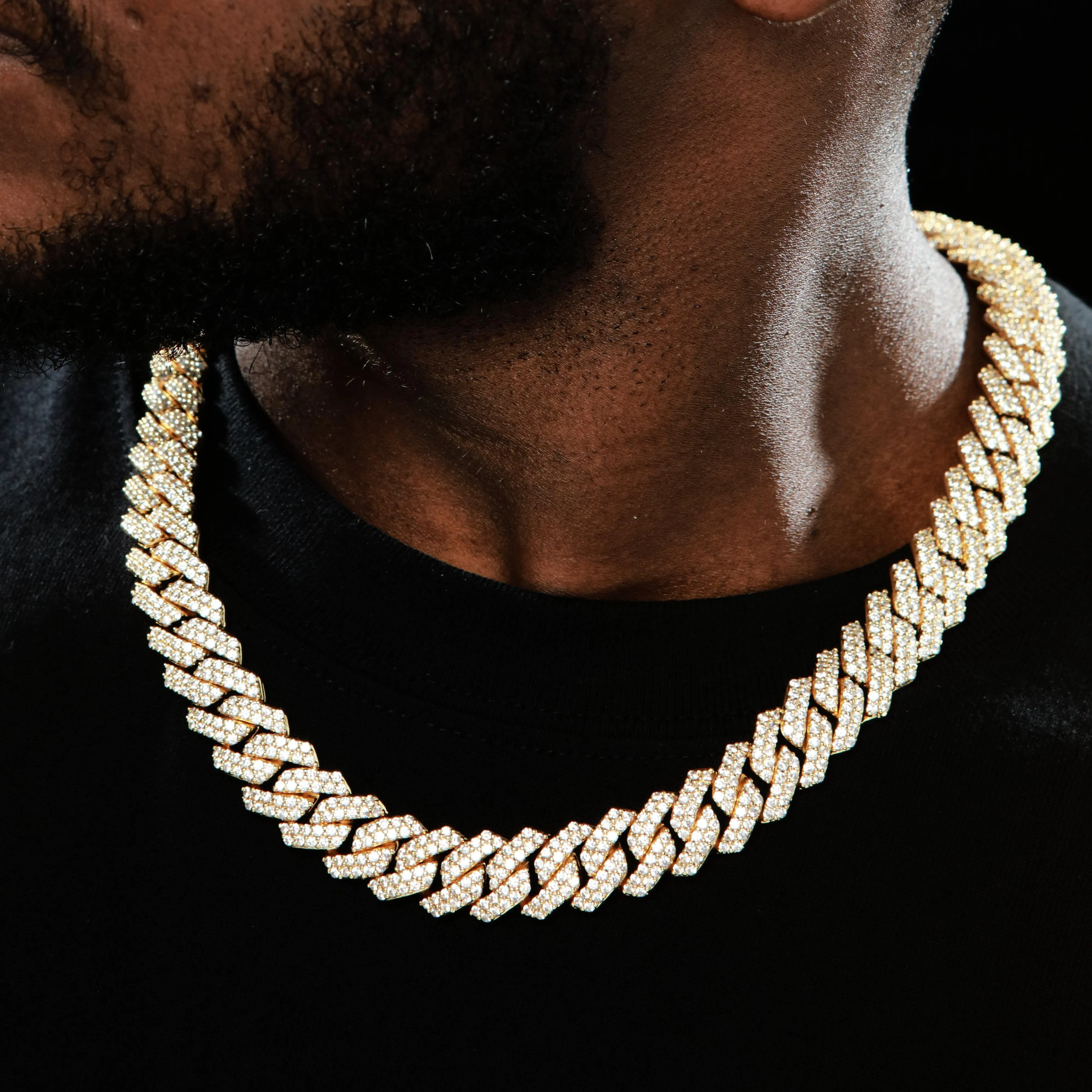14mm Iced Prong Cuban Chain (Reward)