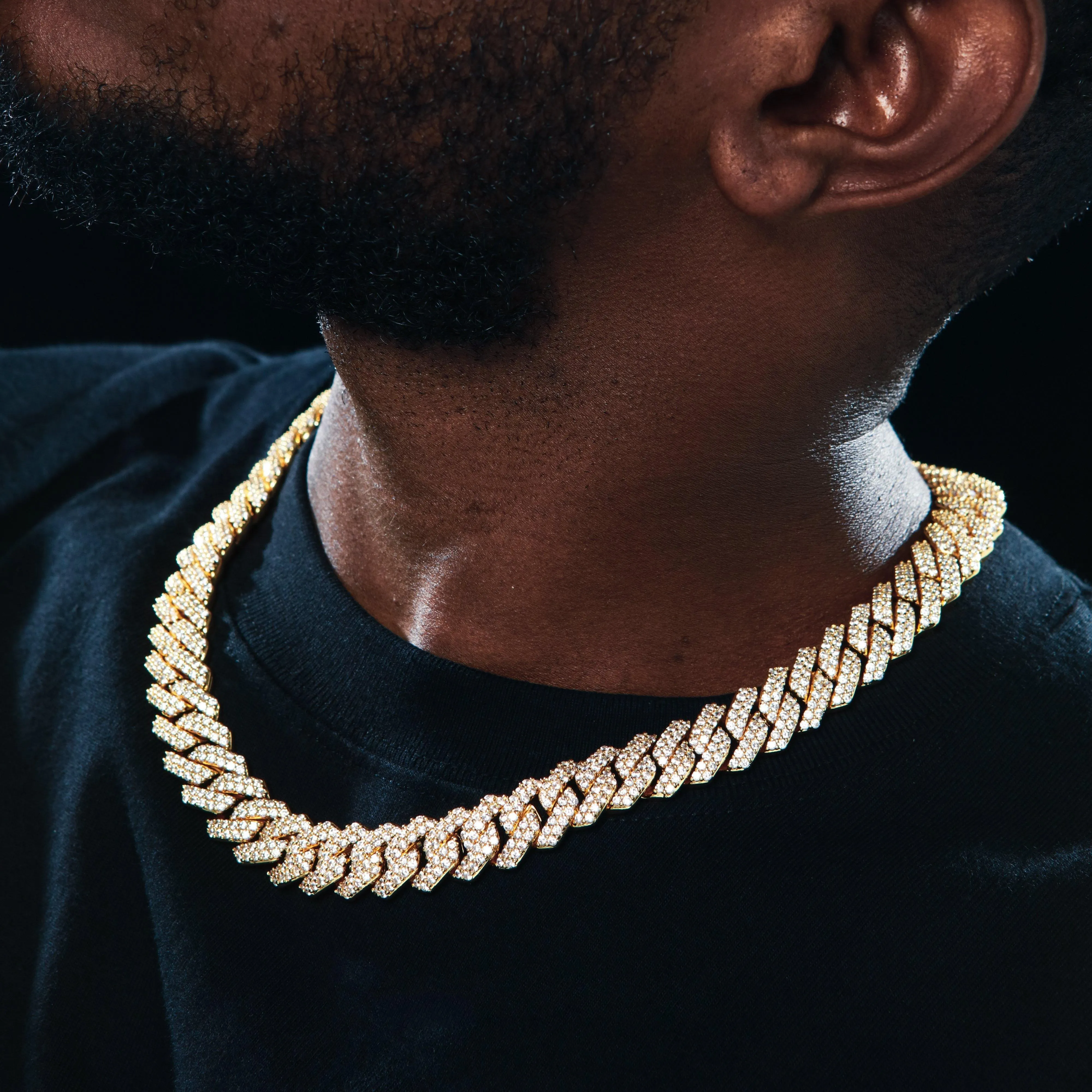 14mm Iced Prong Cuban Chain (Reward)