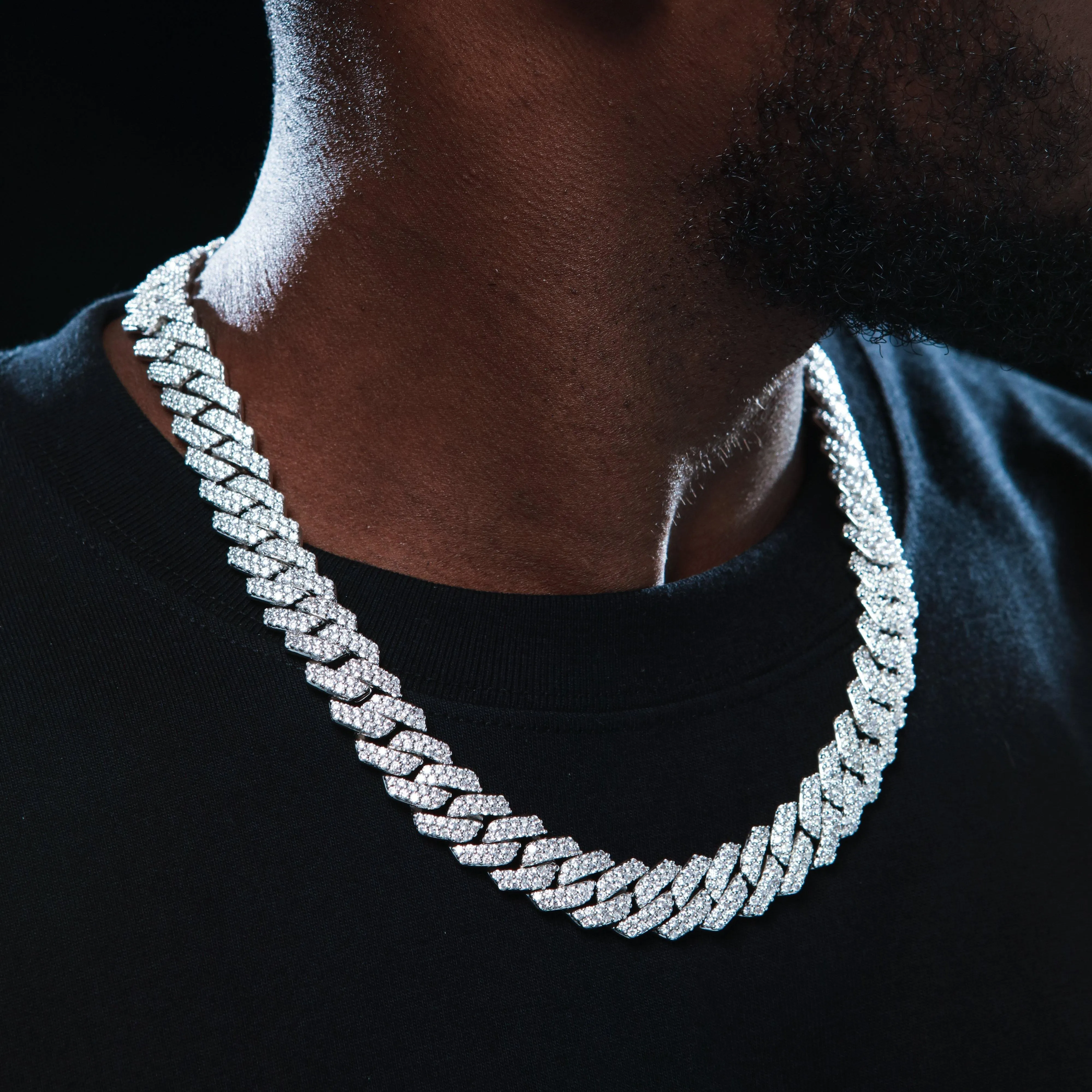 14mm Iced Prong Cuban Chain (Reward)