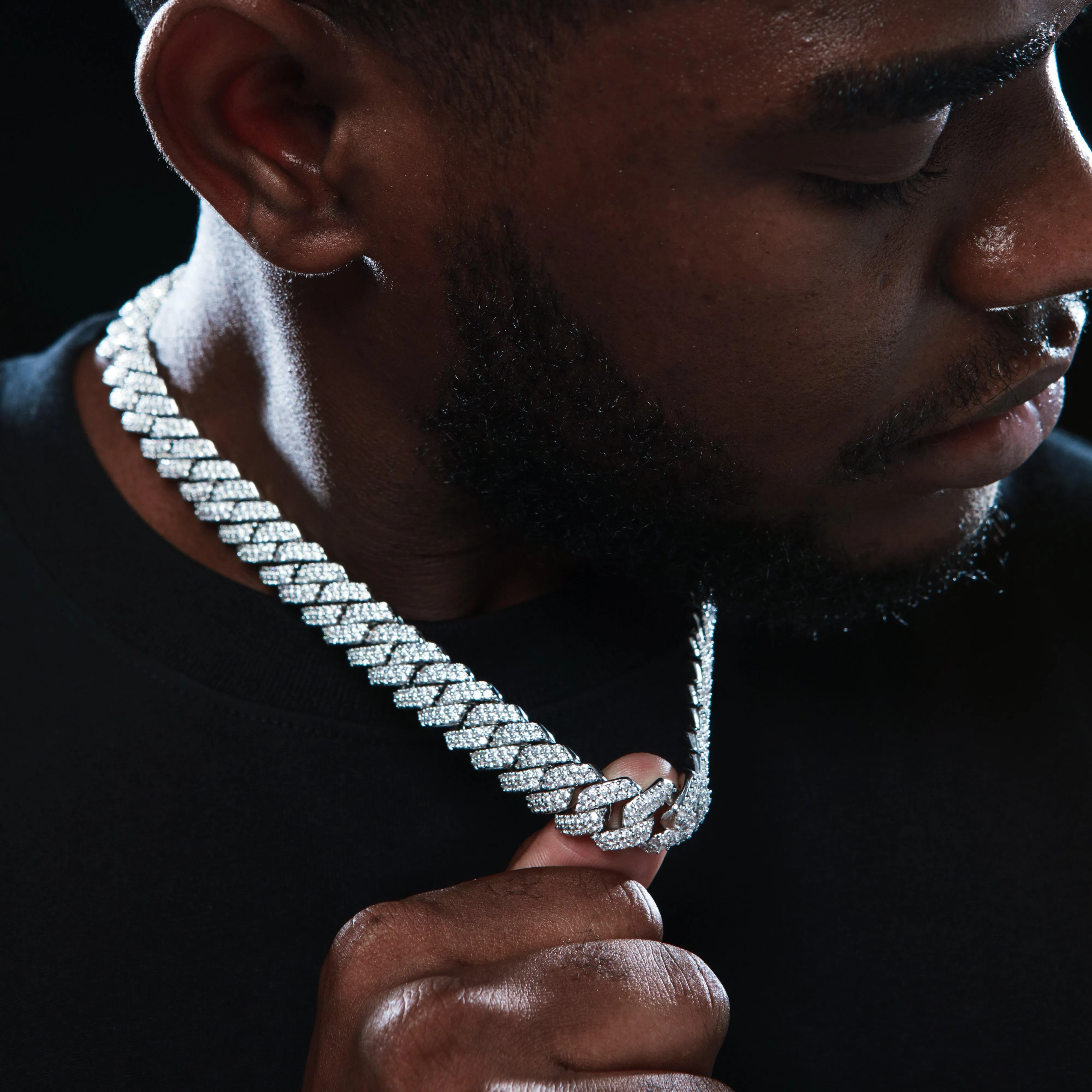 14mm Iced Prong Cuban Chain (Reward)