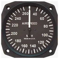3-1/8 Inch Airspeed Indicator