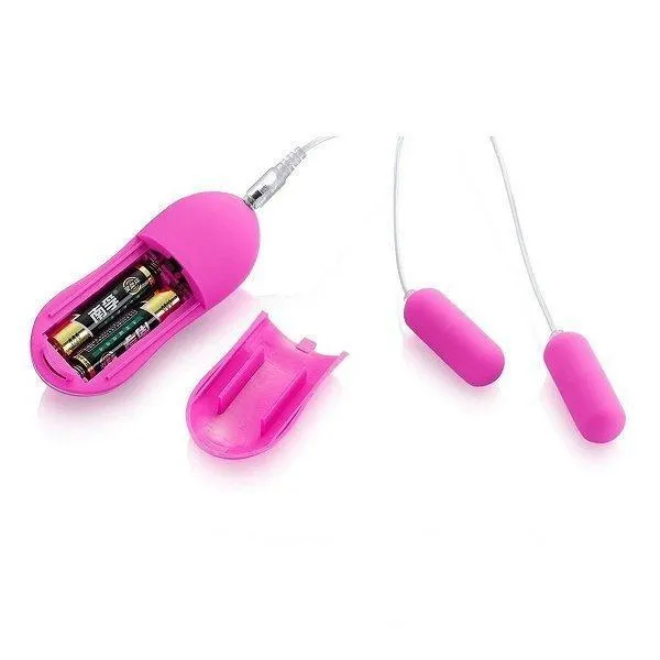 4720M      10 Function Dual Pink Vibrating Soft Touch Bullets - LAST CHANCE - Final Closeout!