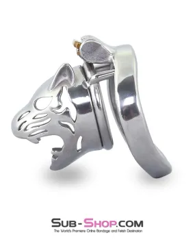 6792M      Crouching Tiger Steel Chastity Cock Cage