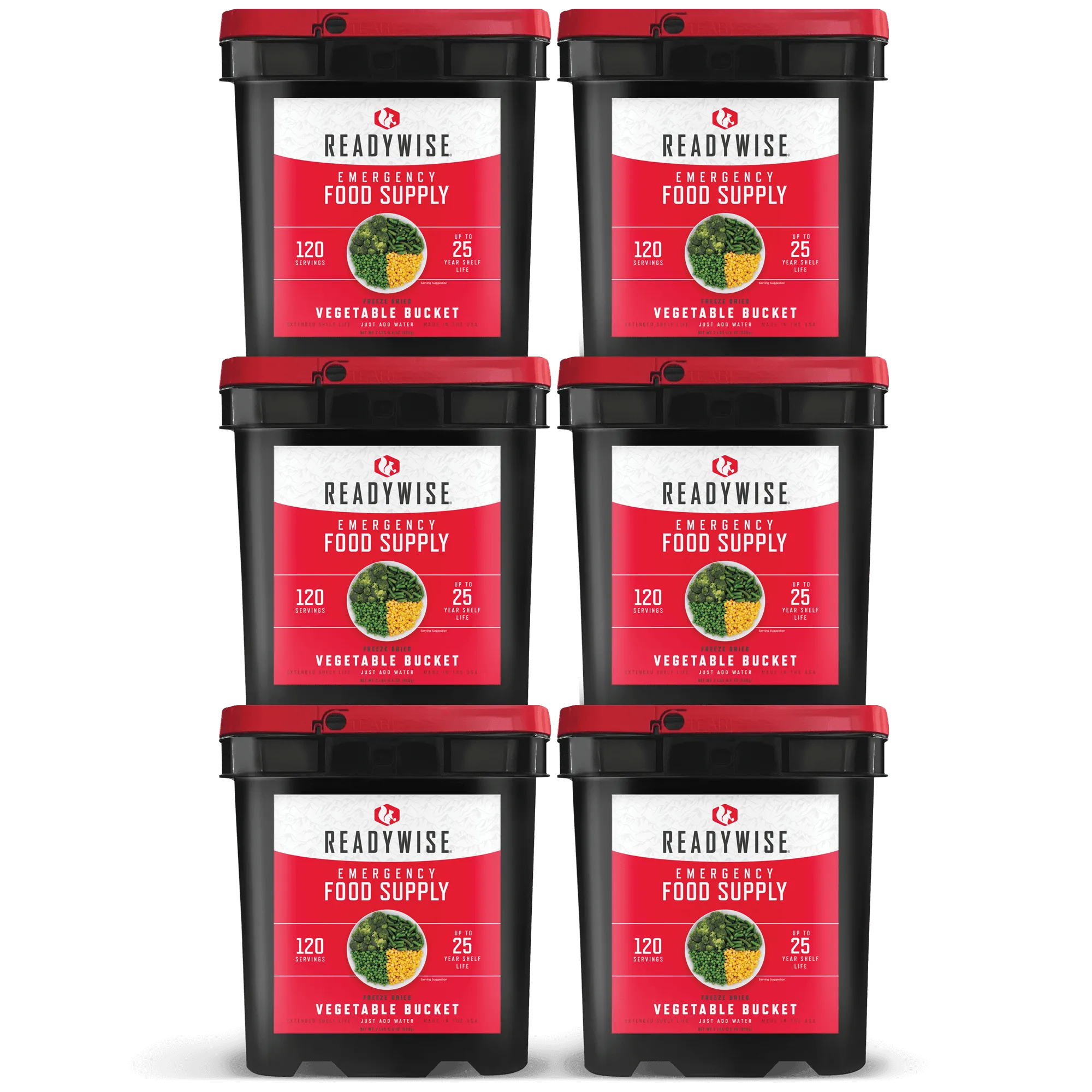720 Serving Freeze Dried Vegetable Bundle