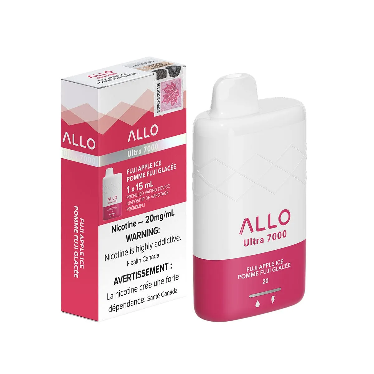 Allo Ultra 7000 Fuji Apple Ice Disposable Vape Pen