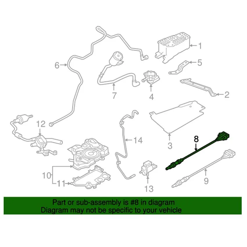 Audi Oxygen Sensor – Front