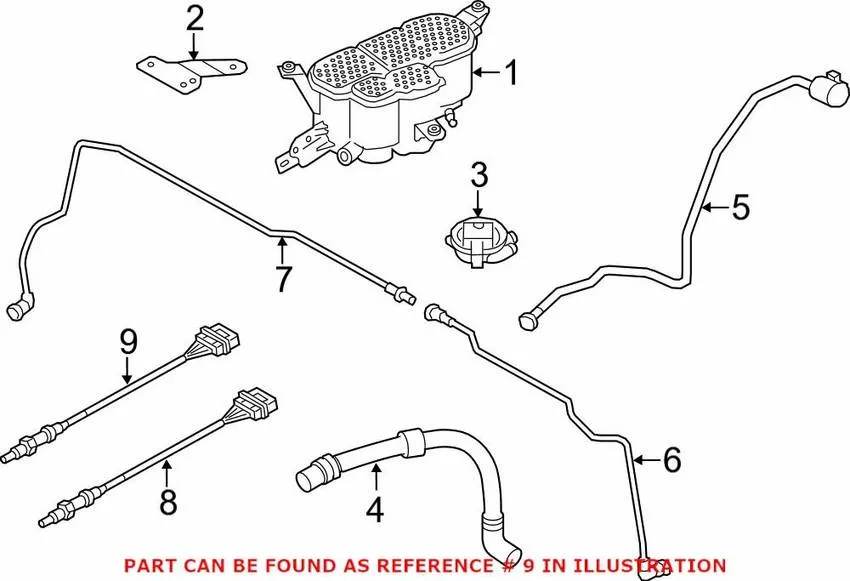 Audi Oxygen Sensor – Rear 4H0906265B