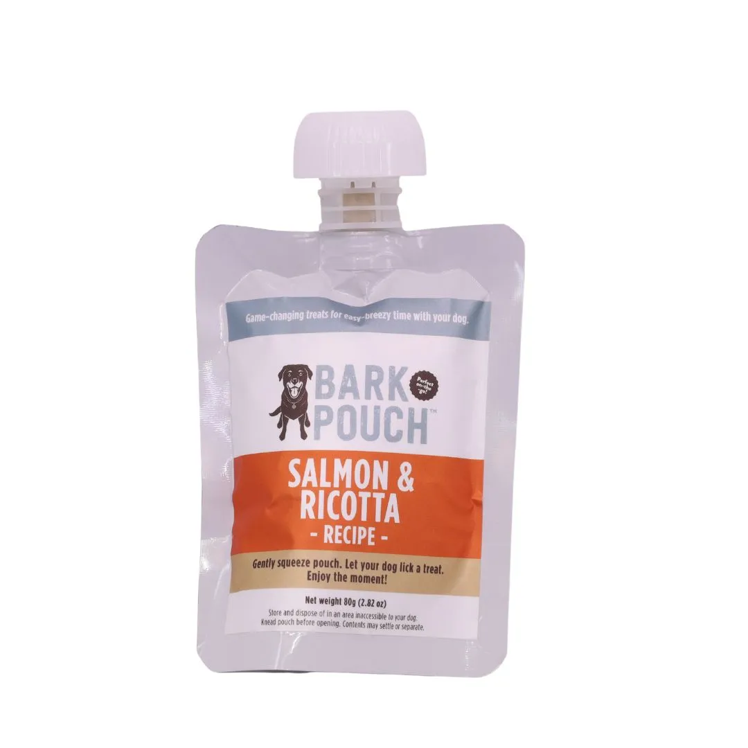 Bark Pouch - Salmon & Ricotta Recipe Dog Treat