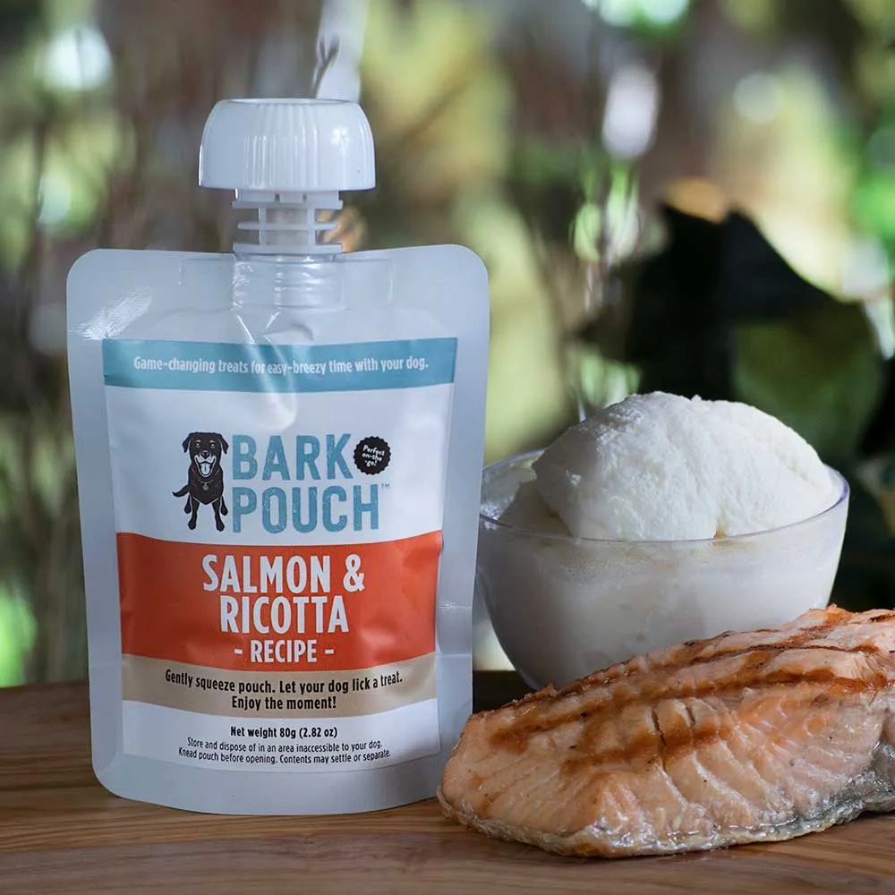 Bark Pouch - Salmon & Ricotta Recipe Dog Treat