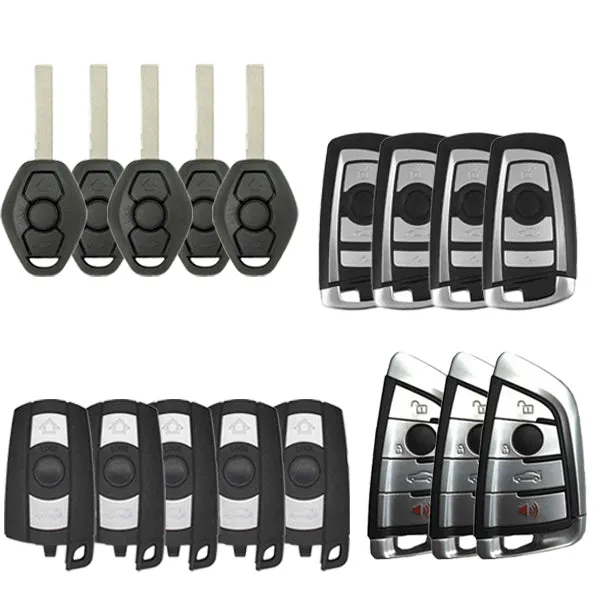 BMW Remotes Bundle - Variety of Remote Head and Smart Keys  for EWS, CAS 3-4  & FEM/BDC