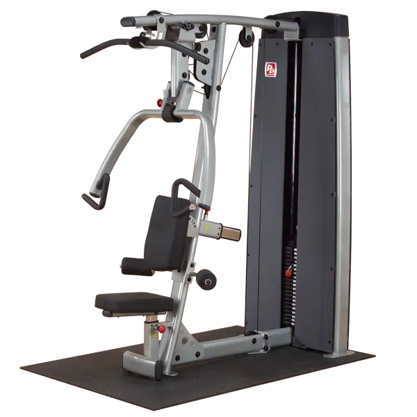 Body-Solid Pro Dual Vertical Press & Lat Machine (210lb Weight Stack)