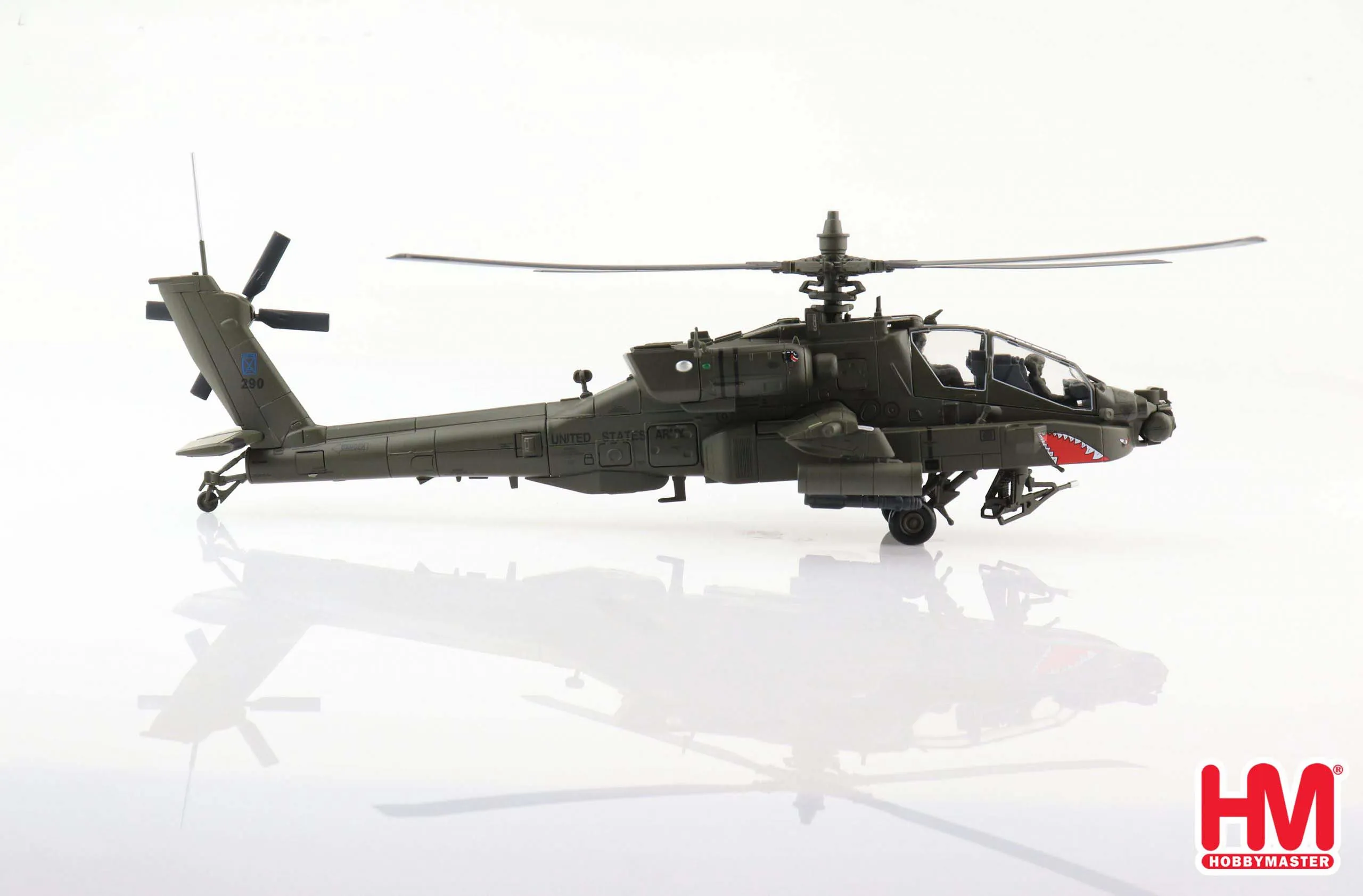 Boeing AH-64D Apache 1st BN, 10th Combat Aviation Brigade Afghanistan 2011, 1:72 Scale Diecast Model