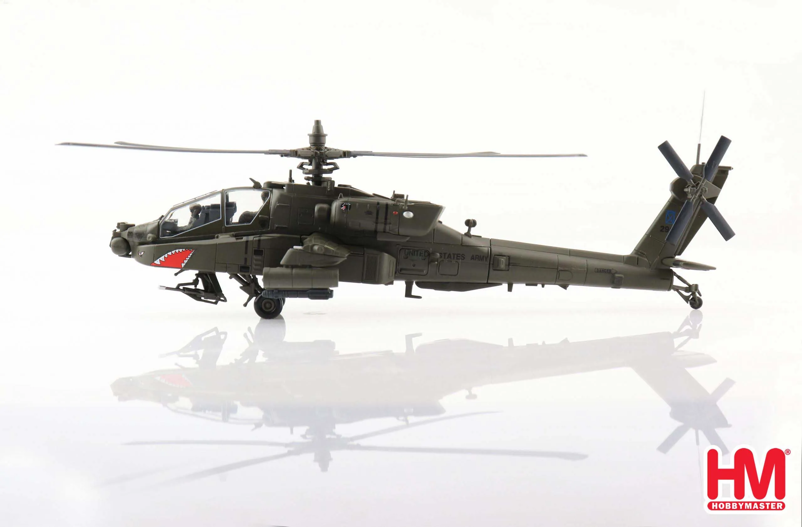 Boeing AH-64D Apache 1st BN, 10th Combat Aviation Brigade Afghanistan 2011, 1:72 Scale Diecast Model