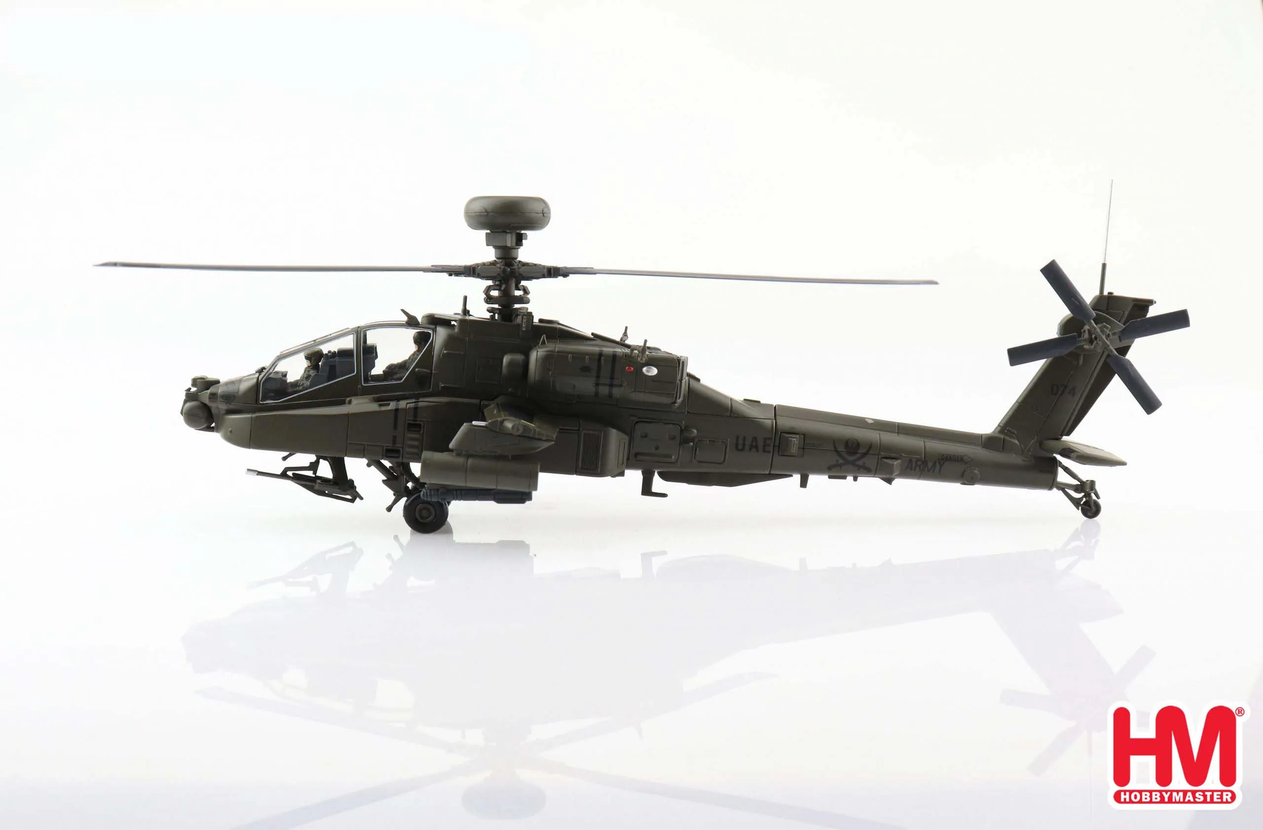 Boeing AH-64D Apache Longbow, United Arab Emirates Air Force 2015, 1:72 Scale Diecast Model
