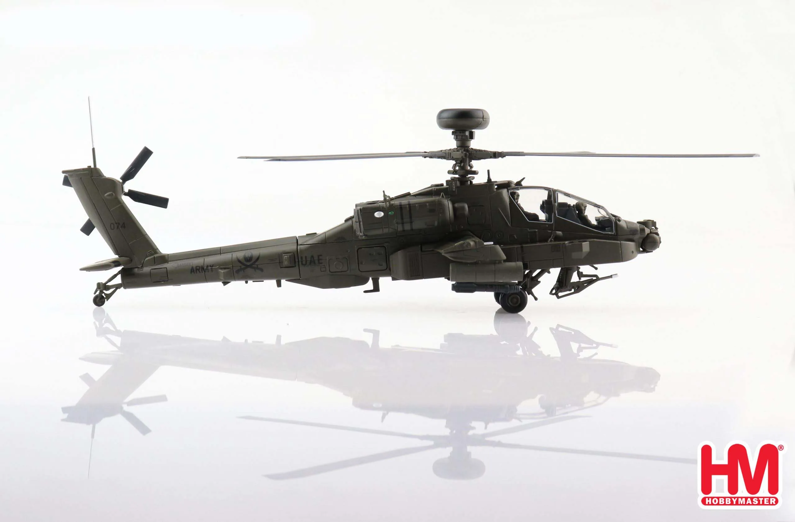 Boeing AH-64D Apache Longbow, United Arab Emirates Air Force 2015, 1:72 Scale Diecast Model