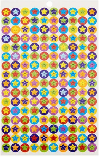 Book 700  Teachers Reward Stickers 4 Assorted Styles