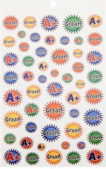 Book 700  Teachers Reward Stickers 4 Assorted Styles