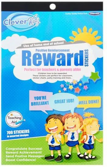 Book 700  Teachers Reward Stickers 4 Assorted Styles