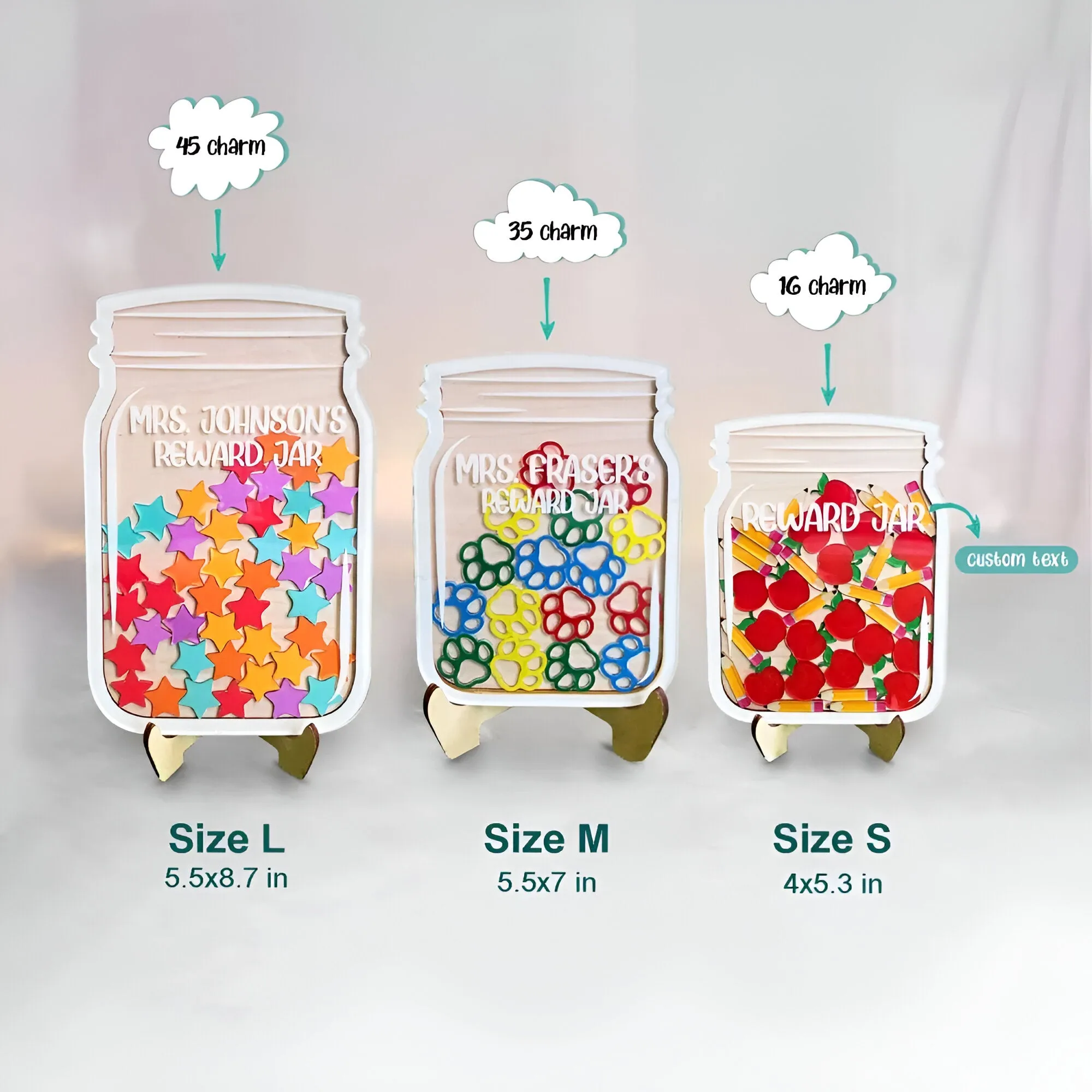 Custom Reward Jar For Kids, Personalized Reward Jar With Tokens Classroom Teacher Jar, Good Behavior Jar, Kindness Jar, Kids Behavior Jar rejar rejar1