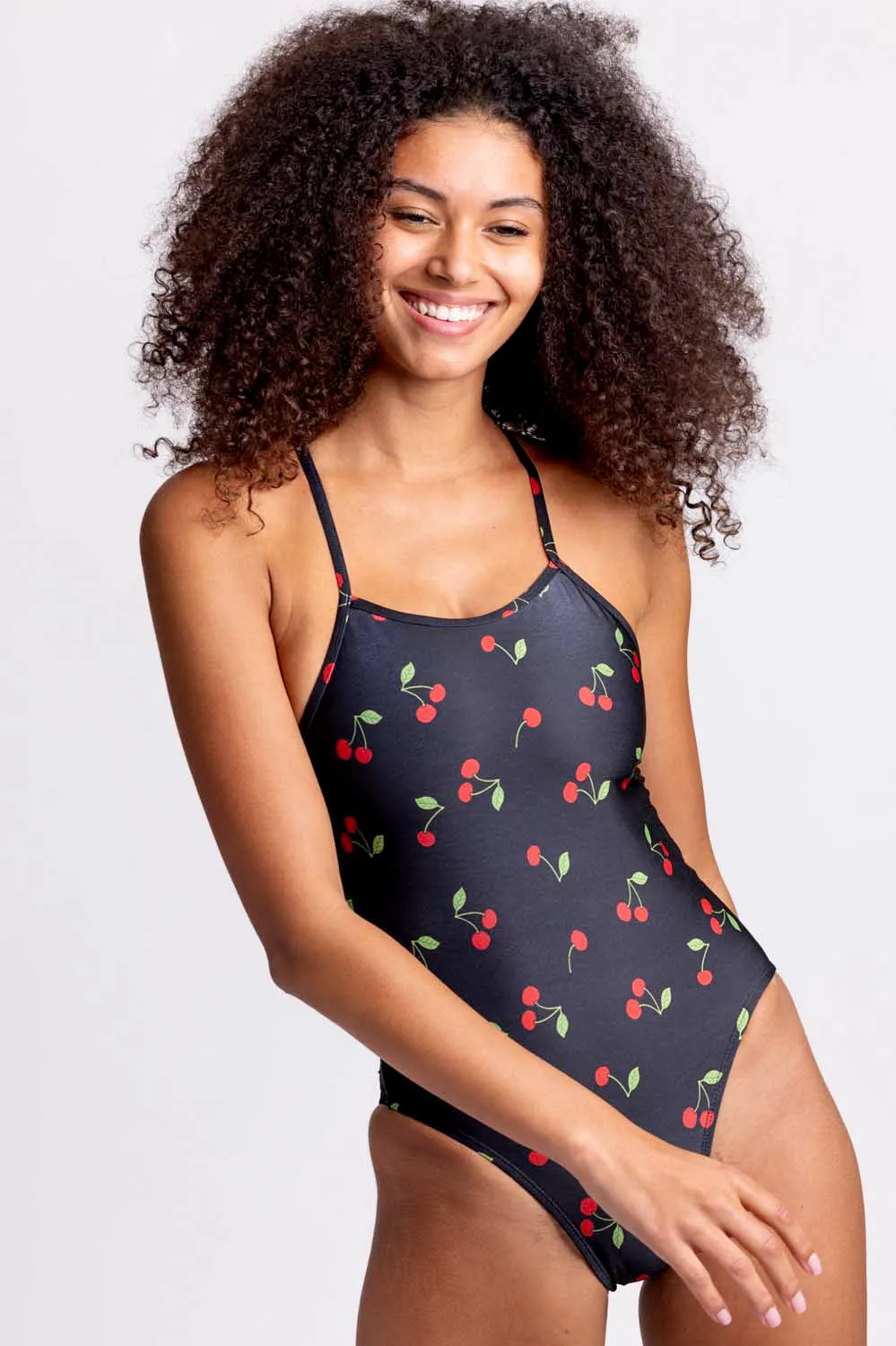 Dayno 3 Swim Onesie - Cherries