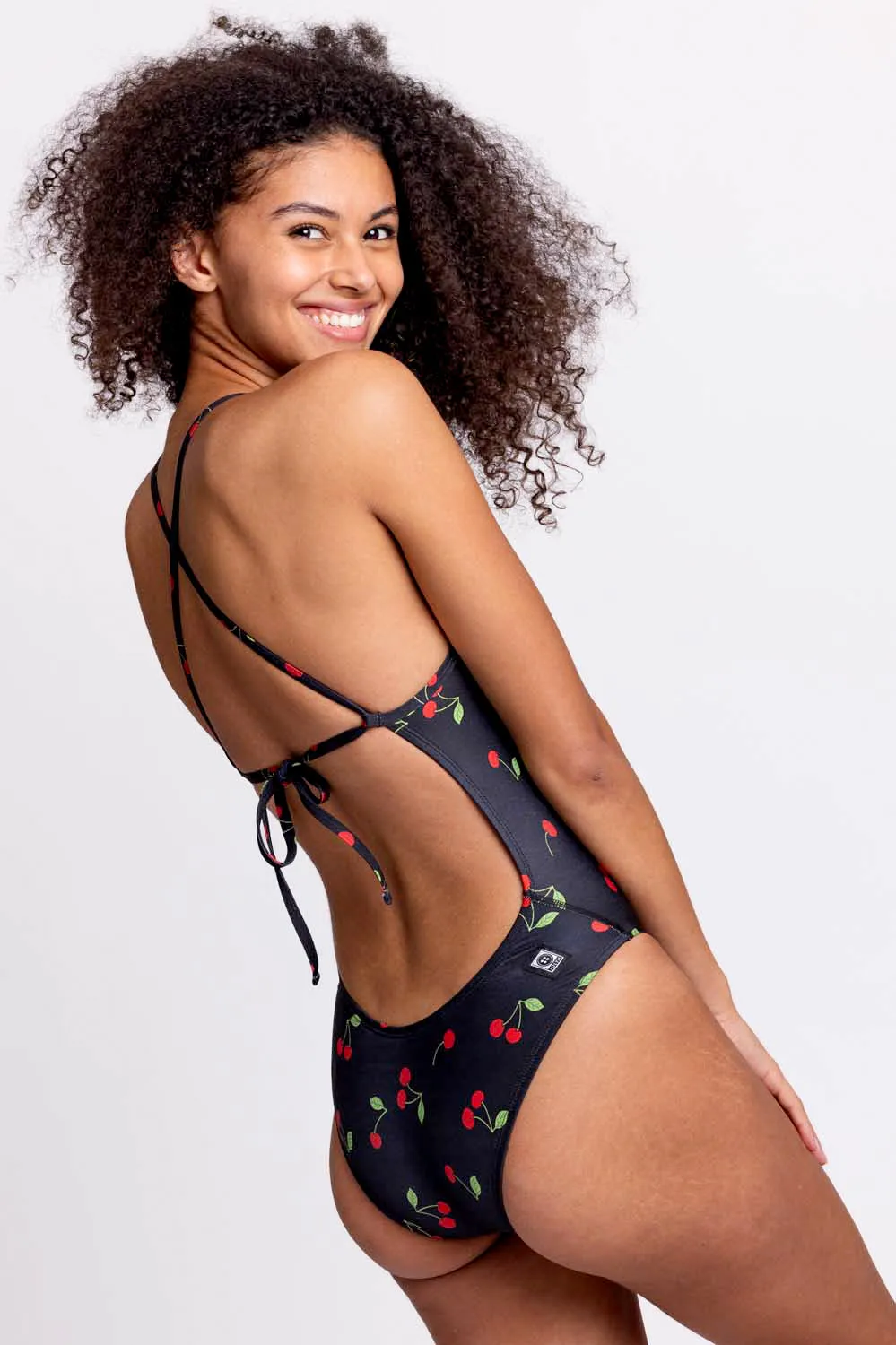 Dayno 3 Swim Onesie - Cherries