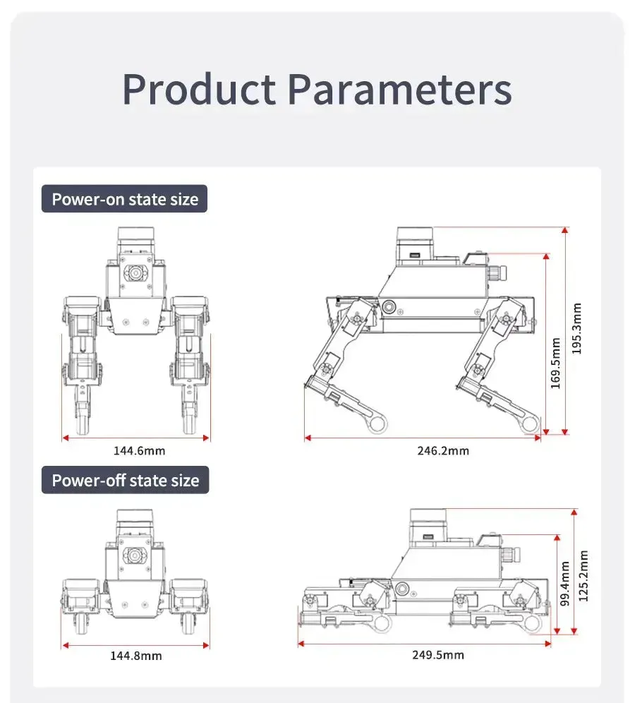 Dogzilla AI Programmable Robot Dog - S1 & S2 Model