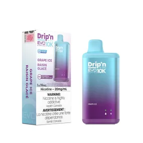Drip'n EVO 10K Grape Ice Disposable Vape Pen