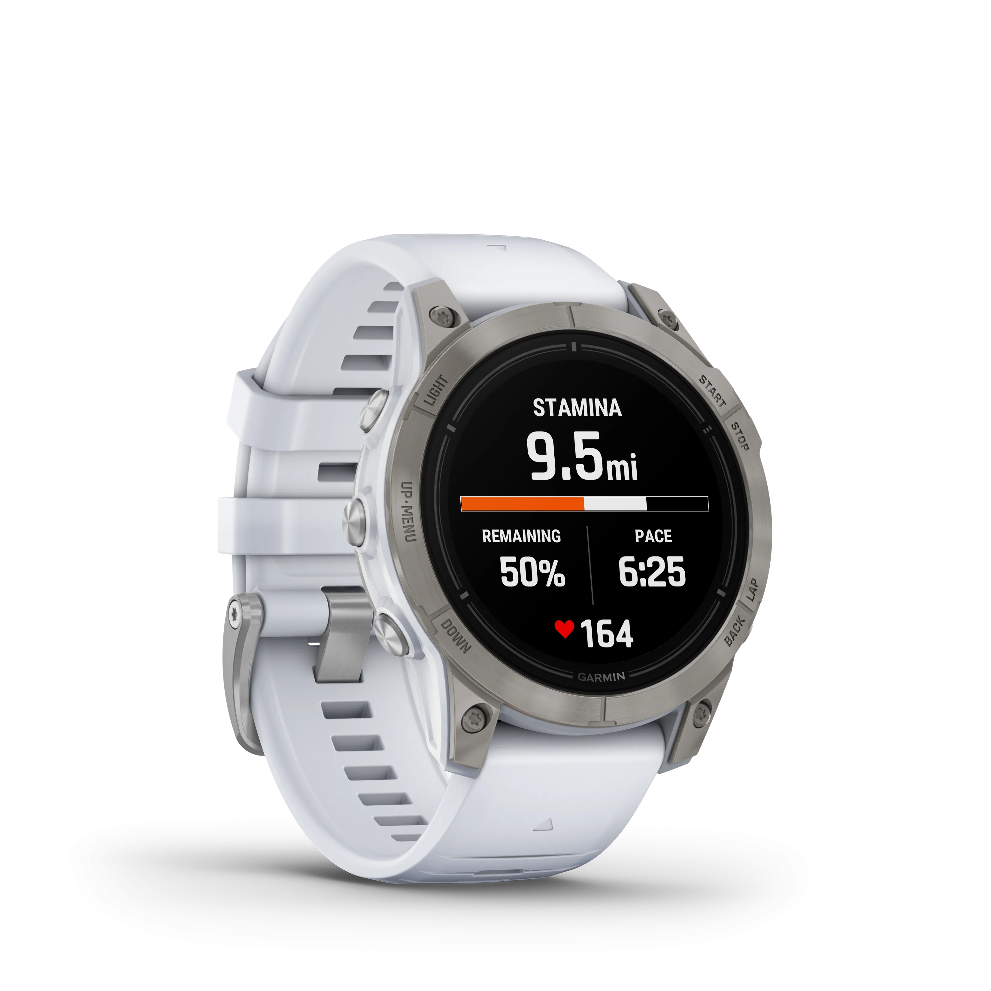 Epix Pro (Gen 2), 47mm, Sapphire Edition - Titanium with Whitestone Band - 010-02803-21