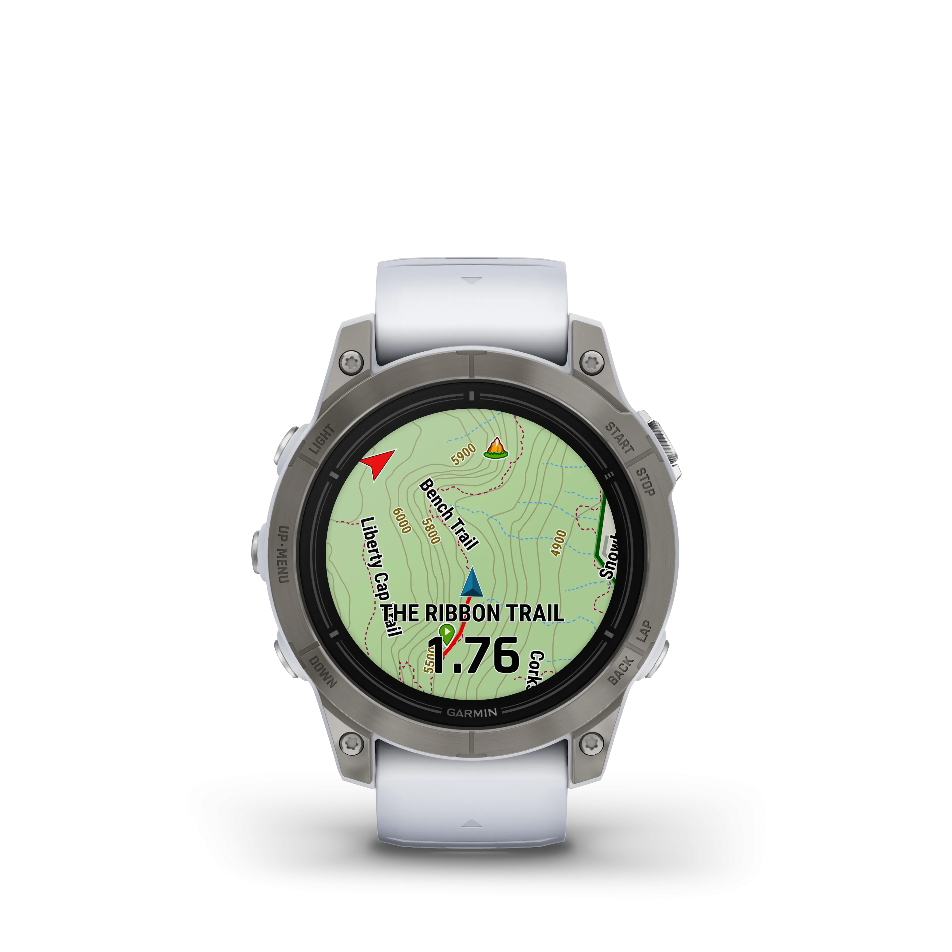 Epix Pro (Gen 2), 47mm, Sapphire Edition - Titanium with Whitestone Band - 010-02803-21