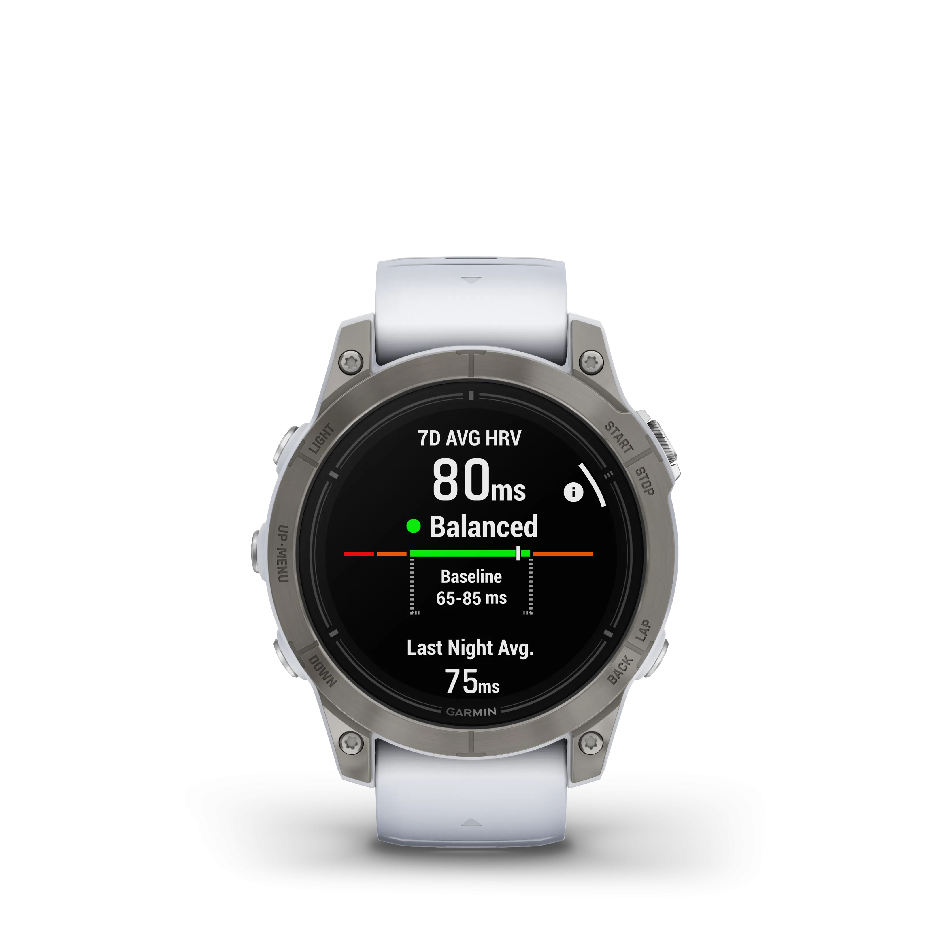 Epix Pro (Gen 2), 47mm, Sapphire Edition - Titanium with Whitestone Band - 010-02803-21