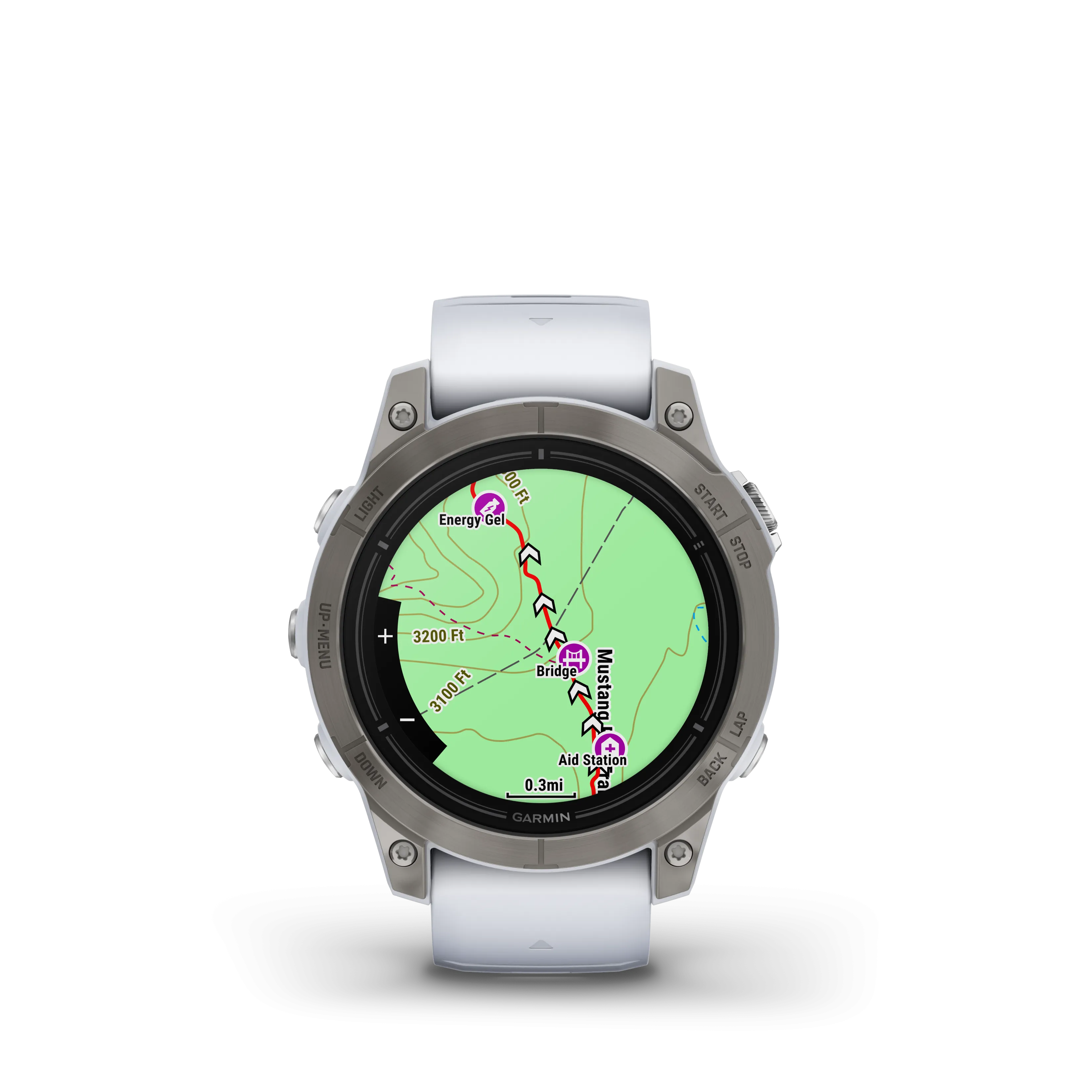 Epix Pro (Gen 2), 47mm, Sapphire Edition - Titanium with Whitestone Band - 010-02803-21