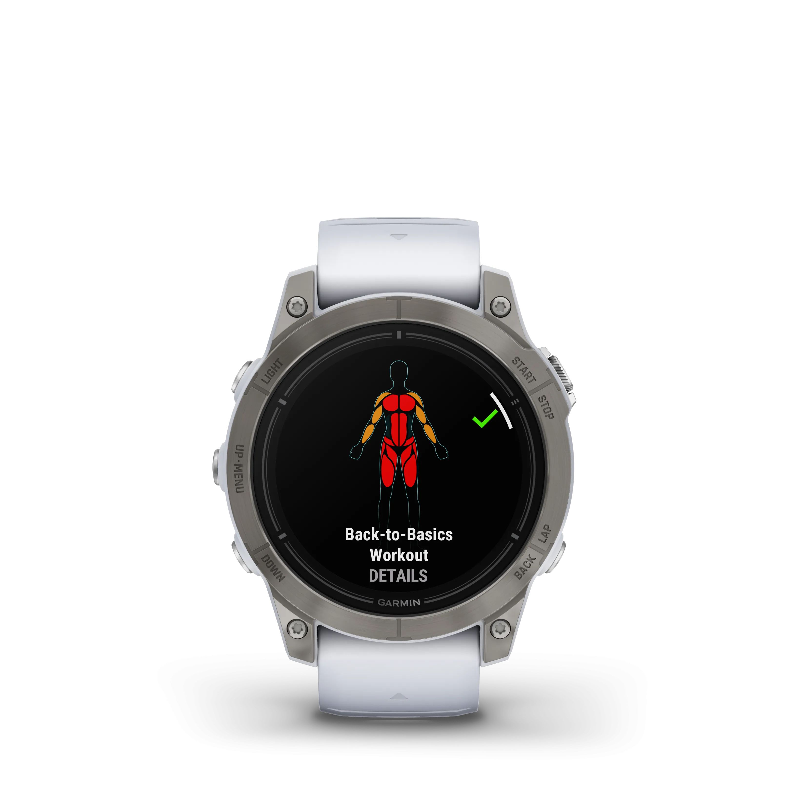 Epix Pro (Gen 2), 47mm, Sapphire Edition - Titanium with Whitestone Band - 010-02803-21
