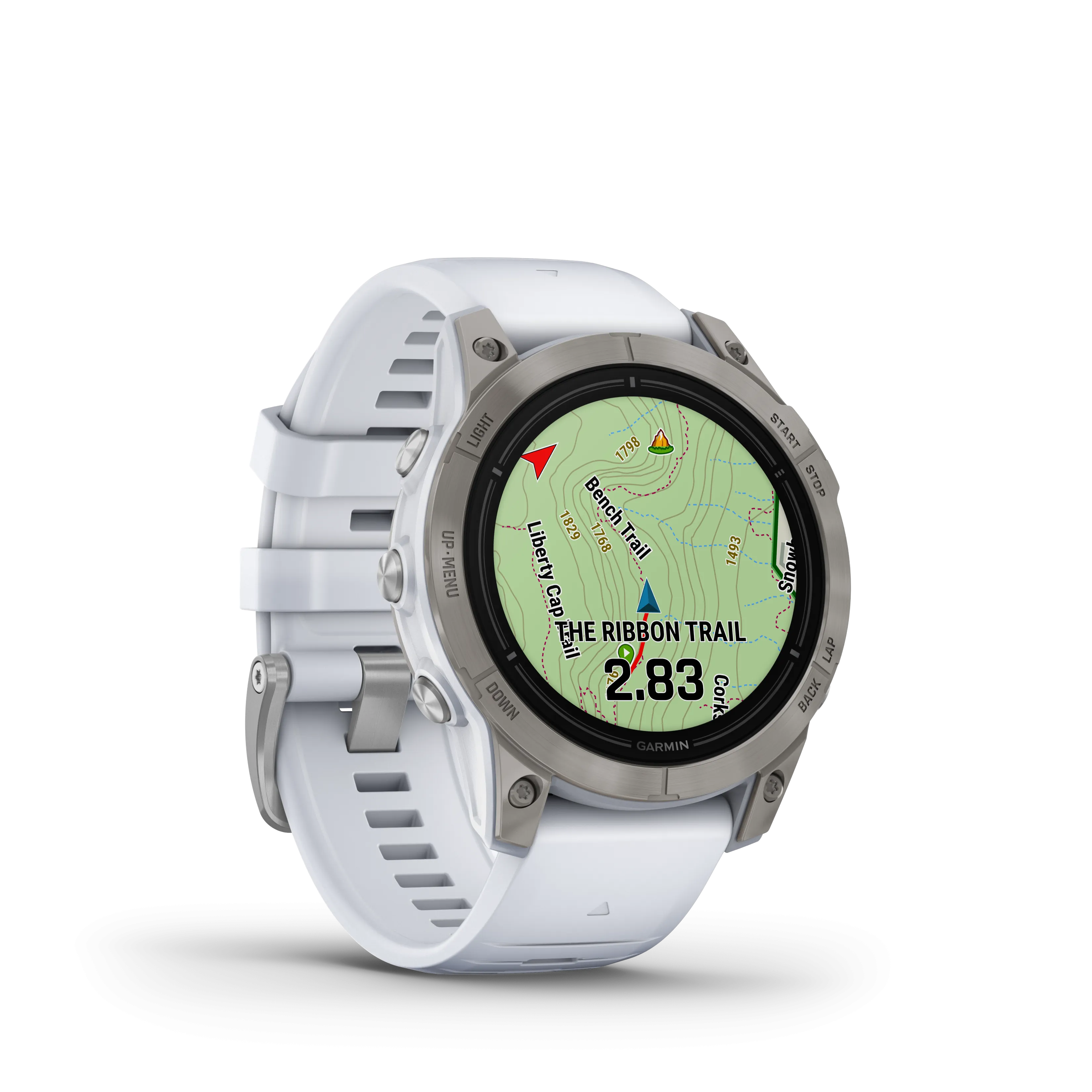 Epix Pro (Gen 2), 47mm, Sapphire Edition - Titanium with Whitestone Band - 010-02803-21