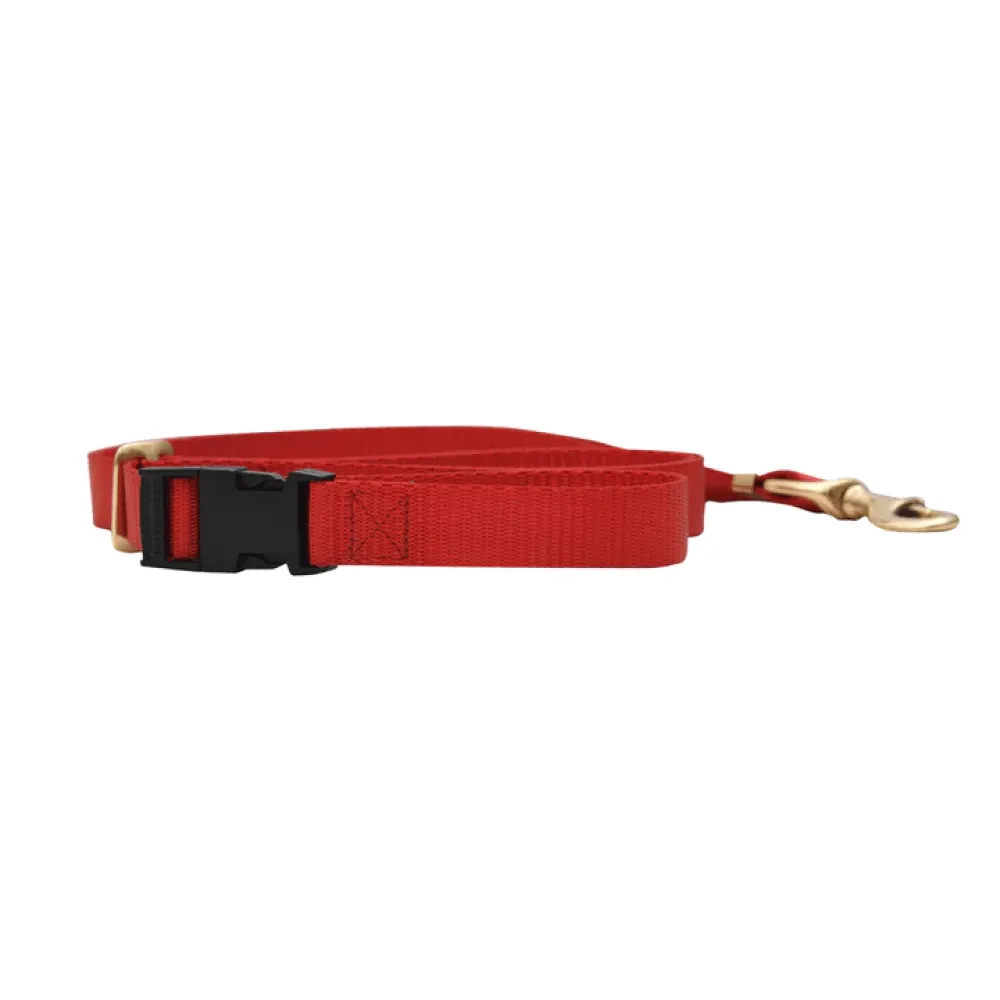 Forfurs Extra Long Adjustable Multifunctional Leash for Dogs (Tomato Red)