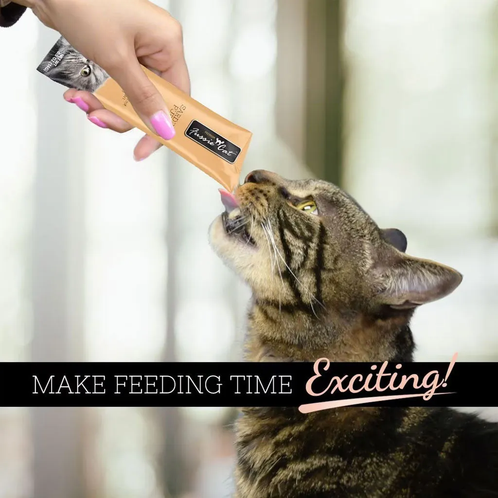 Fussie Cat Sardine Puree Lickable Cat Treats, 0.5-oz x 4-tubes