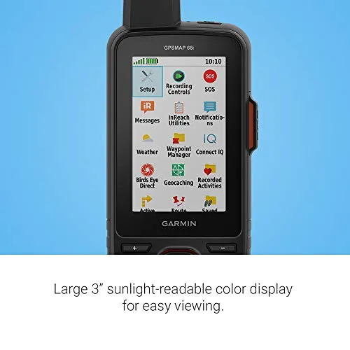Garmin GPSMAP 66i, GPS Handheld and Satellite Communicator