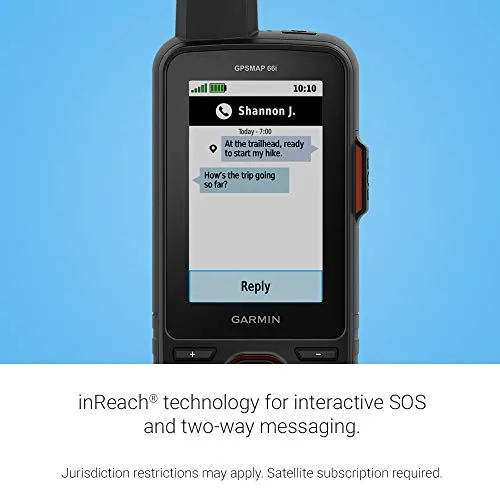 Garmin GPSMAP 66i, GPS Handheld and Satellite Communicator