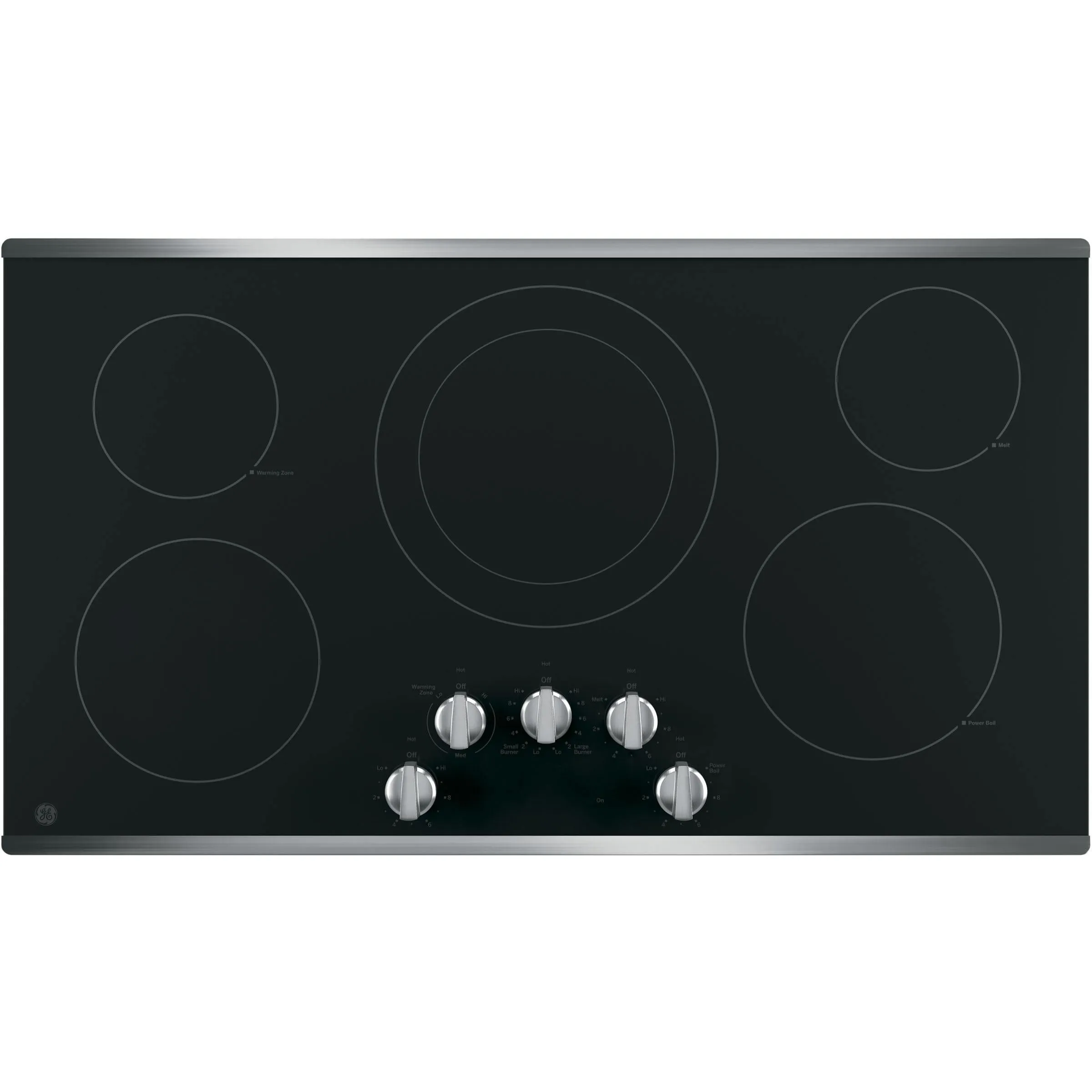 GE 36-inch Built-In Electric Cooktop JP3036SLSS