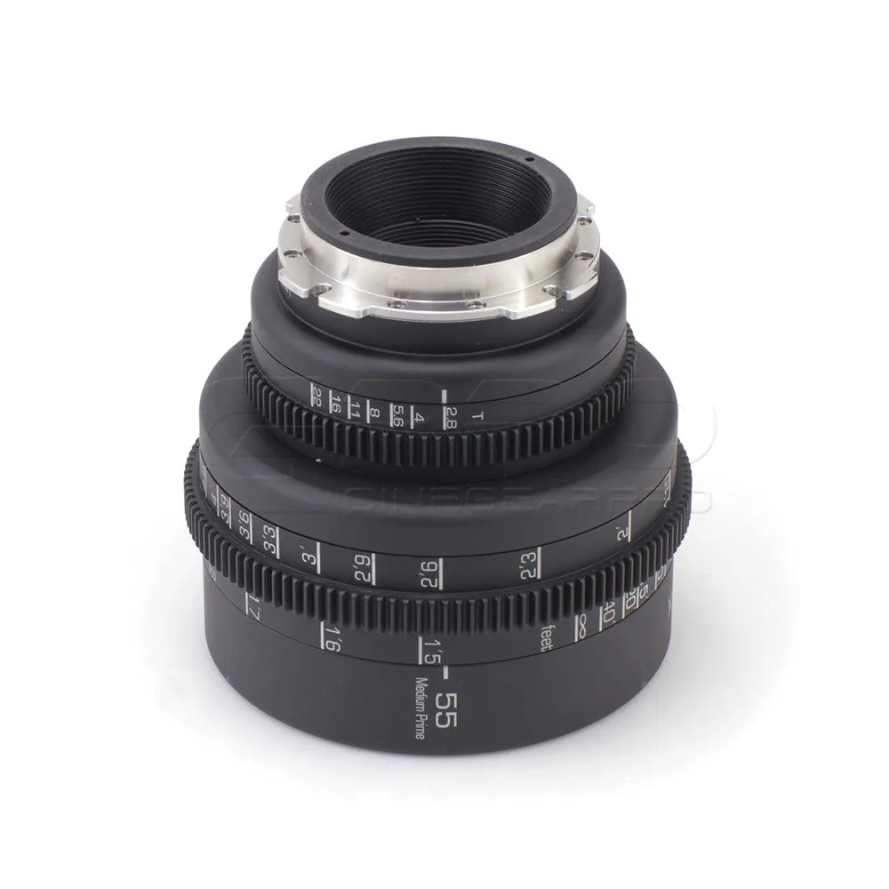 G.L OPTICS Medium Prime 55mm T2.8 Mamiya 645N Rehoused Lens