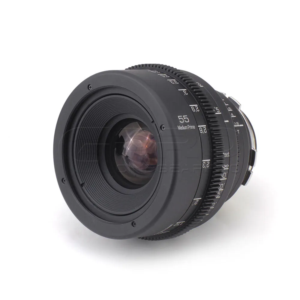 G.L OPTICS Medium Prime 55mm T2.8 Mamiya 645N Rehoused Lens