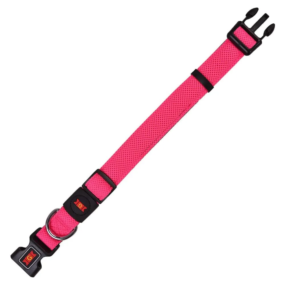 Glenand Nylon Mesh Collar for Dogs (Pink)