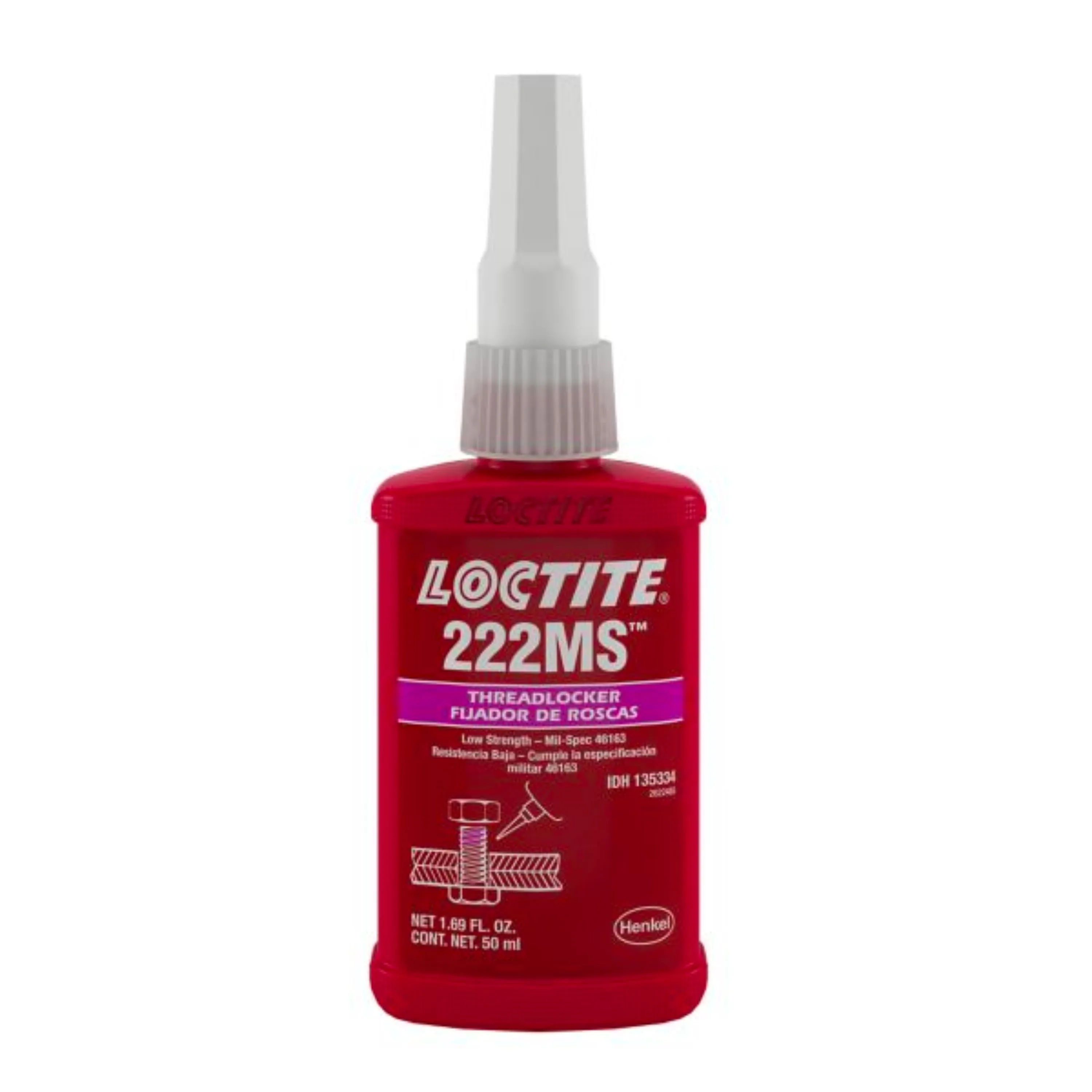 Henkel Loctite 222MS Low Strength Purple Threadlocker