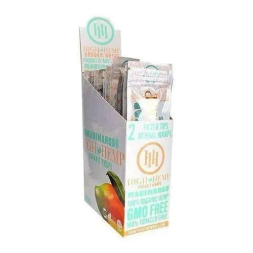 High Hemp Wraps 25 Count Box