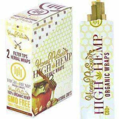 High Hemp Wraps 25 Count Box