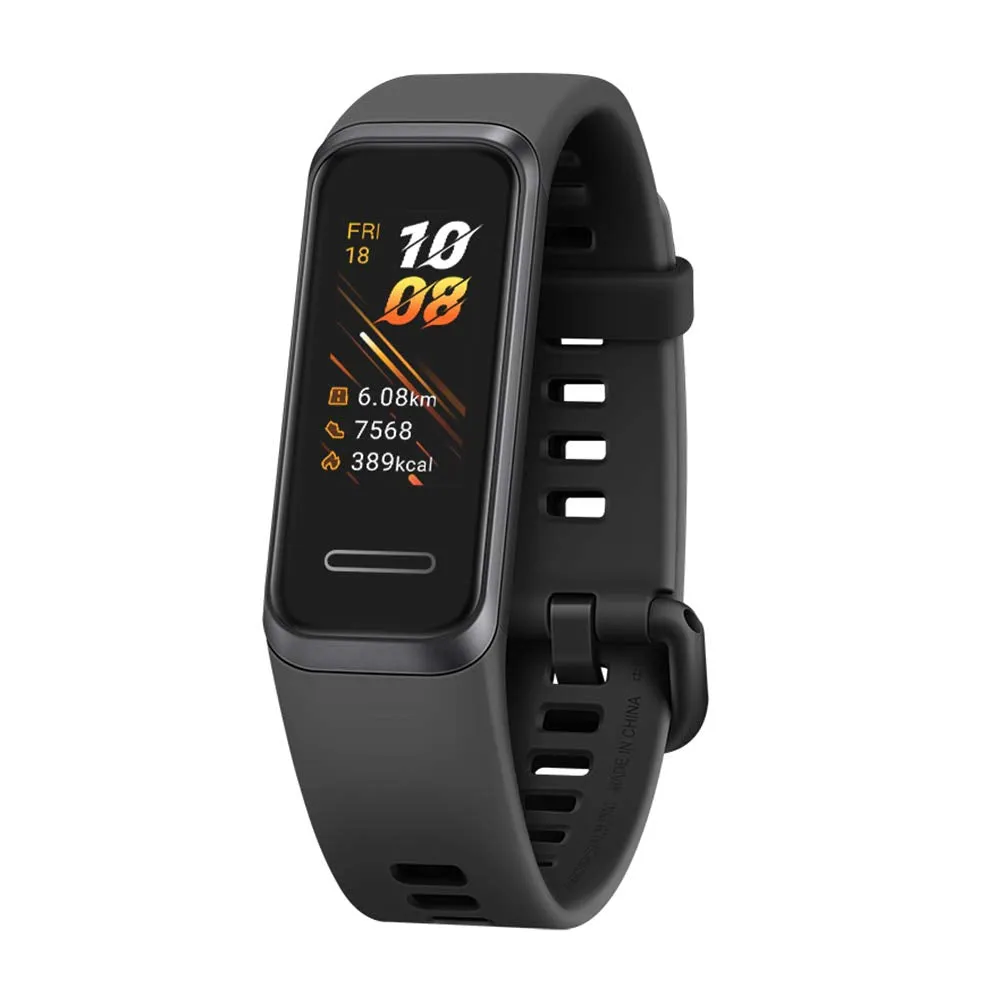 HUAWEI Band 4 Smart Band, Fitness Activities Tracker with 0.96" Color Screen, 24/7 Continuous Heart Rate Monitor, Sleep Tracking, 5ATM Waterproof, up to 6 Days of Usage Time, Graphite Black