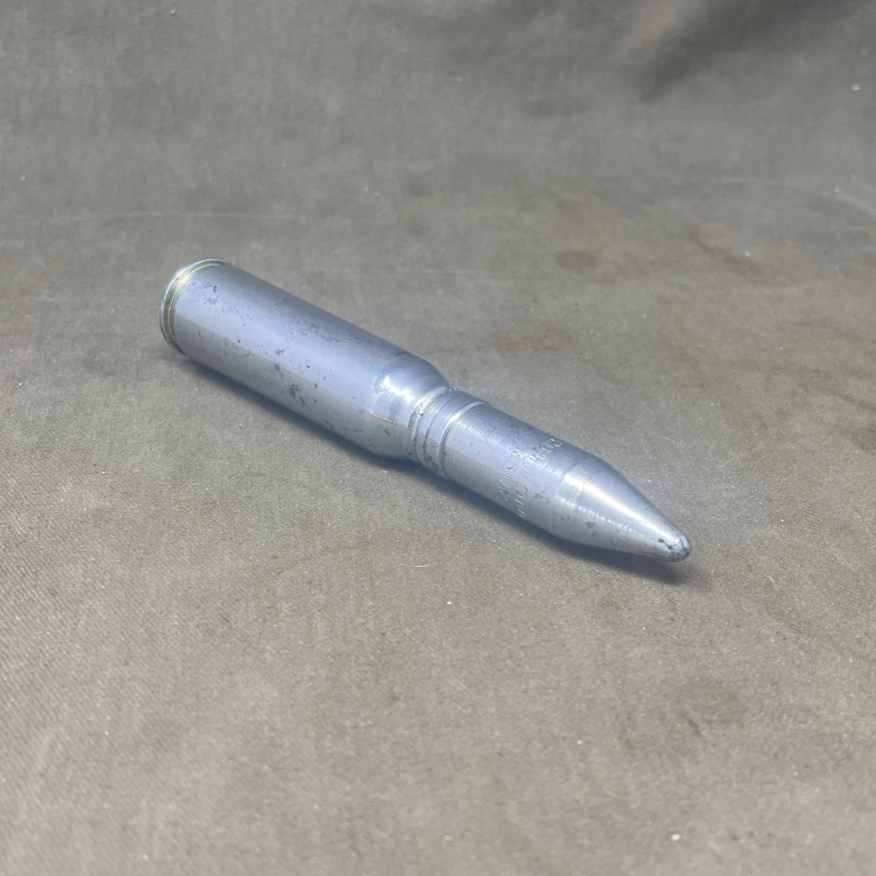 Inert 20mm "Dummy" Cartridge M51A1 with Projectile Head
